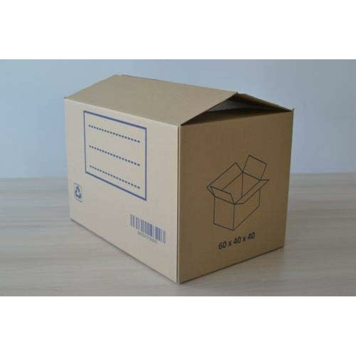 Cutie de carton pentru depozitat lucruri de mutat Fun&Go 60 x 40 x 40 cm (1 Unități)