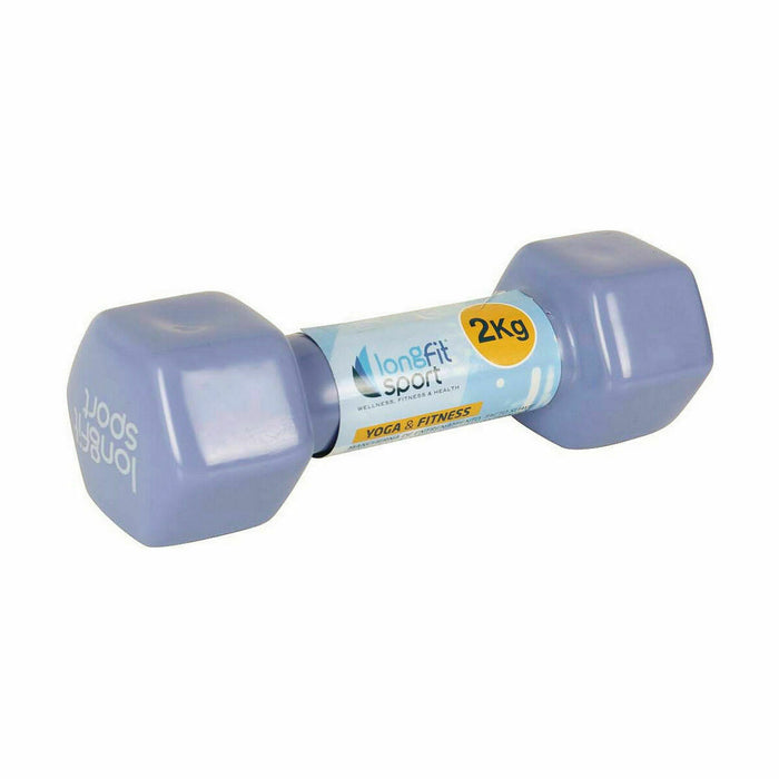 Gantere LongFit Sport Longfit sport 2 Kg Mov 3 Unități