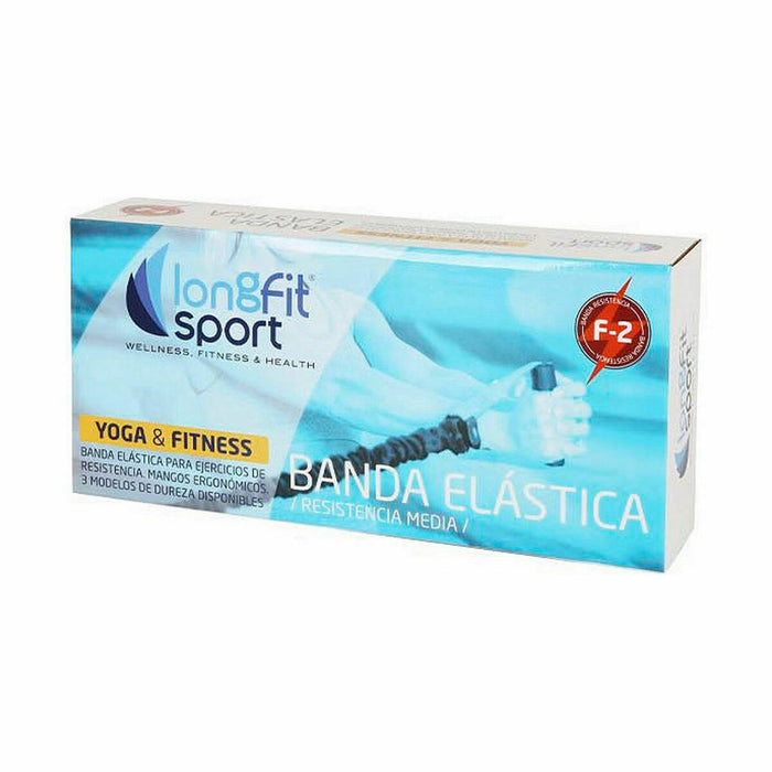 Benz elastice de rezistență LongFit Sport F2 Albastru (4 Unități)