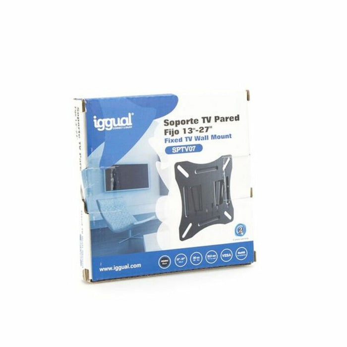 Suport TV Fix iggual SPTV07 IGG314616 13"-27" Negru