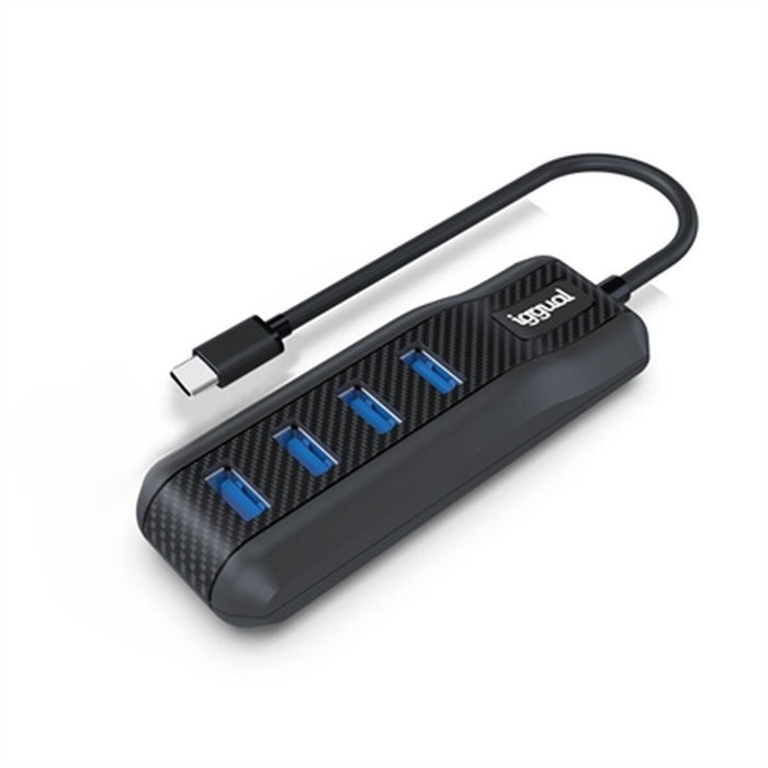 Hub USB 4 Porturi iggual IGG317914