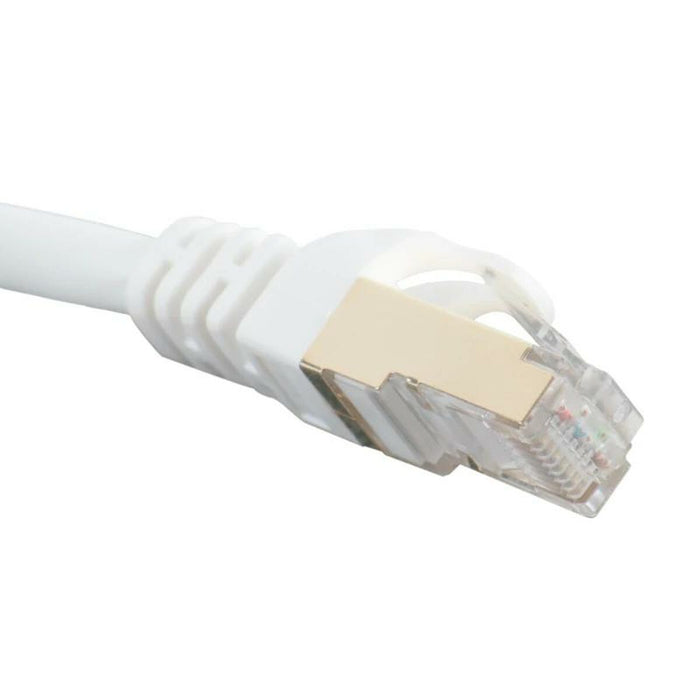 Cablu de Rețea Rigid FTP Categoria 7 iggual IGG318614 Alb 15 m