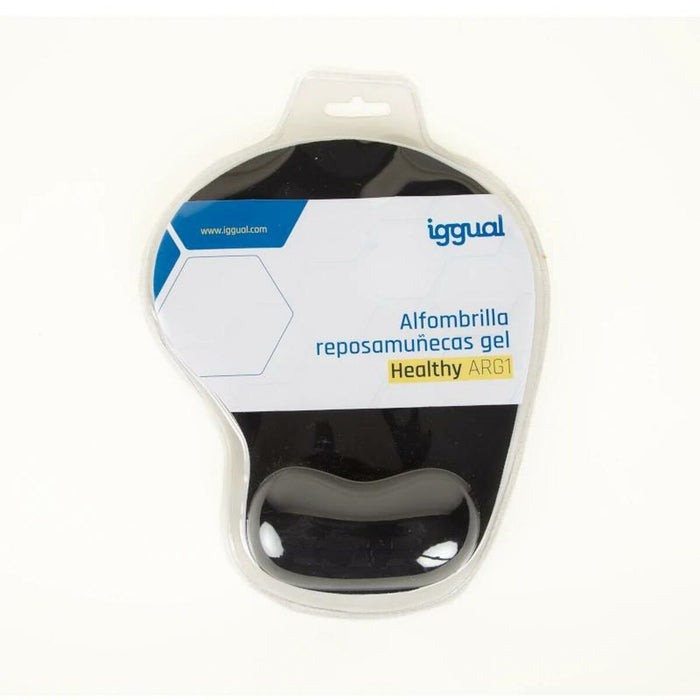 Covoraș antiderapant iggual Healthy ARG1 IGG318935 Negru Gel