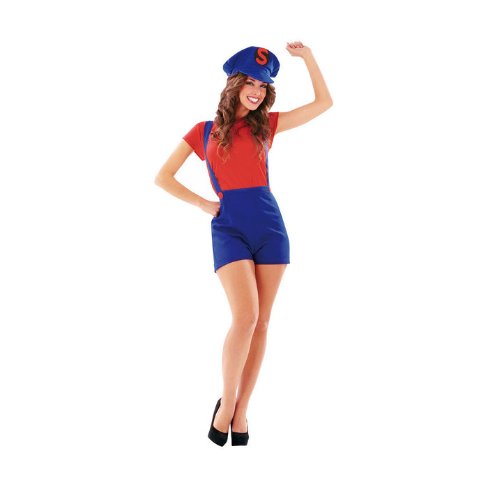 Costum Deghizare pentru Adulți My Other Me Super Lady Roșu M/L (3 Piese)