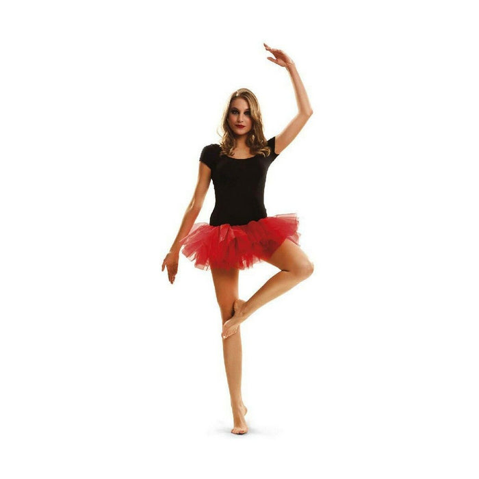 Tutu My Other Me Roșu 3 straturi Mărime unică