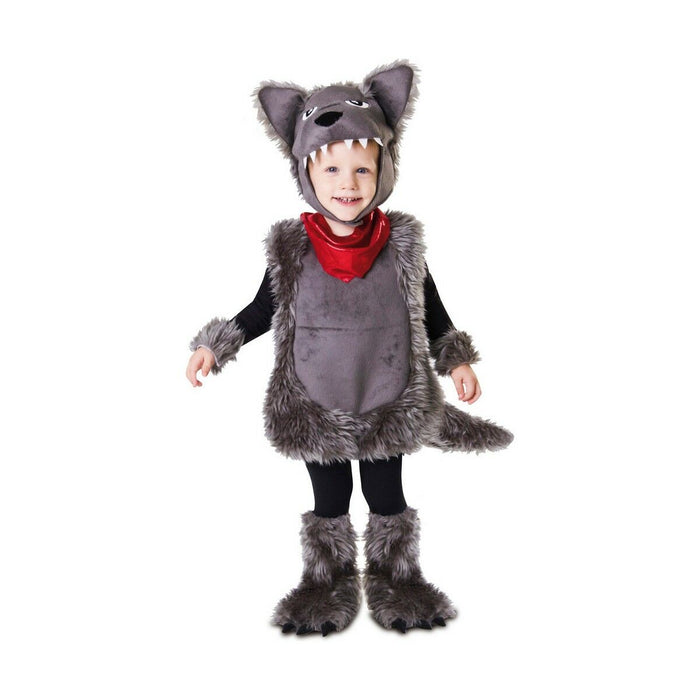 Costum Deghizare pentru Copii My Other Me Gri Lup (4 Piese)