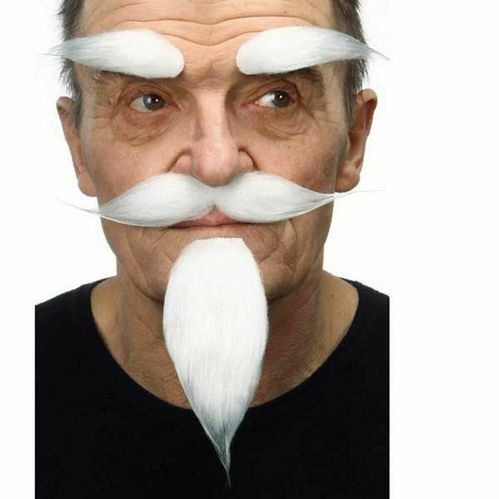 Păr facial fals My Other Me Alb Mărime unică