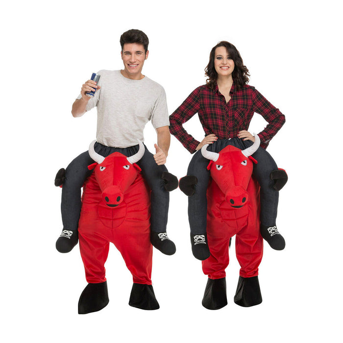 Costum Deghizare pentru Adulți My Other Me Ride-On Toro Roșu Mărime unică