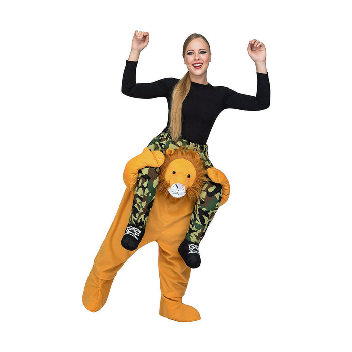 Costum Deghizare pentru Adulți My Other Me Leu Maro Mărime unică