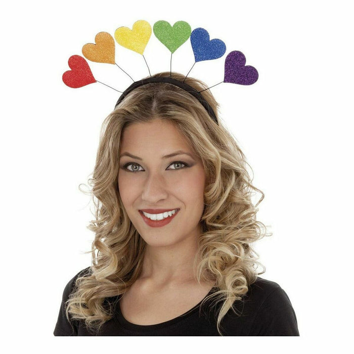 Diademă My Other Me Curcubeu Inimi Mărime unică