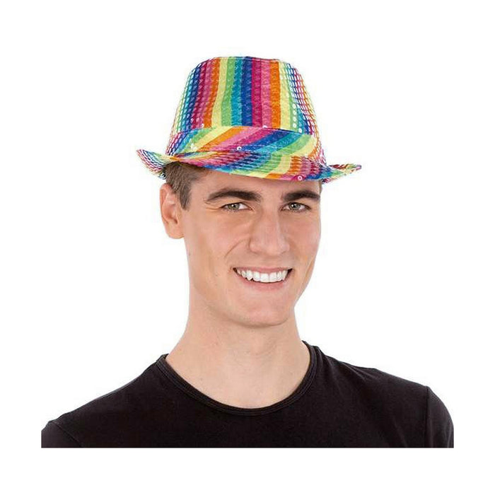 Pălărie My Other Me Rainbow Paiete