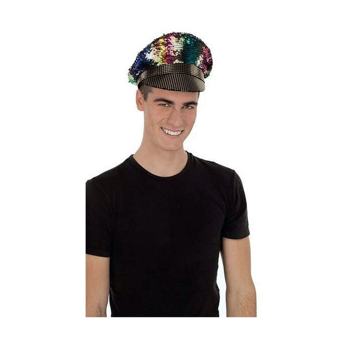 Șapcă de Polițist My Other Me Multicolor Paiete 60 cm