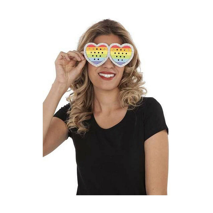 Ochelari My Other Me Inimă Multicolor PVC (Mărime unică)
