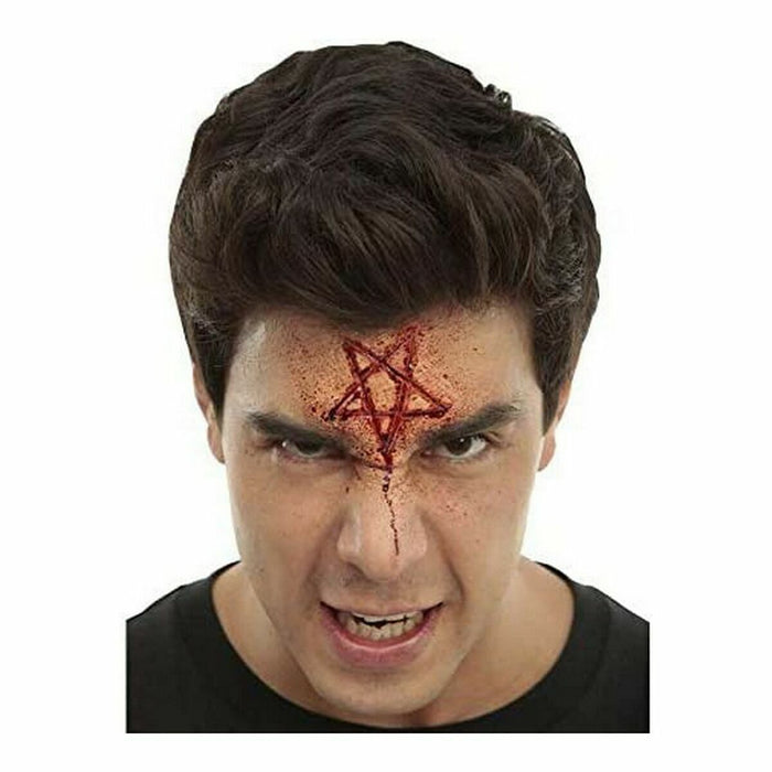 Machiaj din latex My Other Me Pentagramă inversată