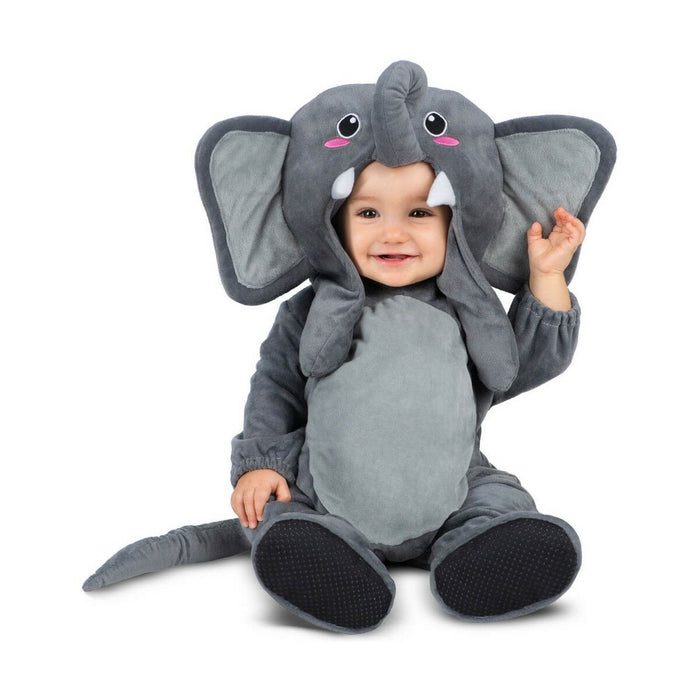 Costum Deghizare pentru Bebeluși My Other Me Elefant Gri (4 Piese)