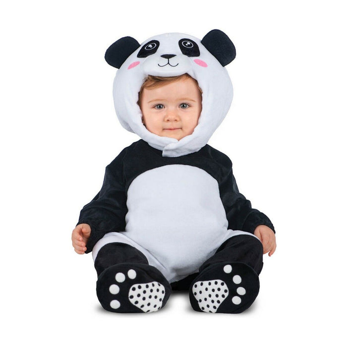 Costum Deghizare pentru Bebeluși My Other Me Negru Alb Panda (4 Piese)