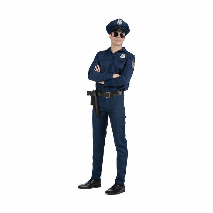 Costum Deghizare pentru Adulți My Other Me Albastru Polițist (4 Piese)