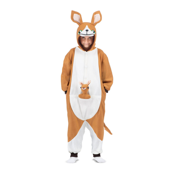 Costum Deghizare pentru Copii My Other Me Cangur Alb Maro Mărime unică (3 Piese)