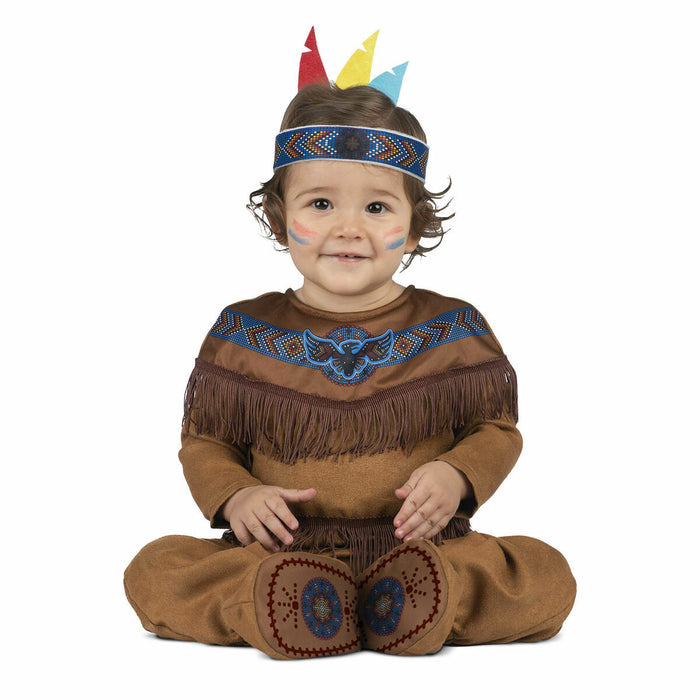 Costum Deghizare pentru Bebeluși My Other Me nativo americano Maro (3 Piese)