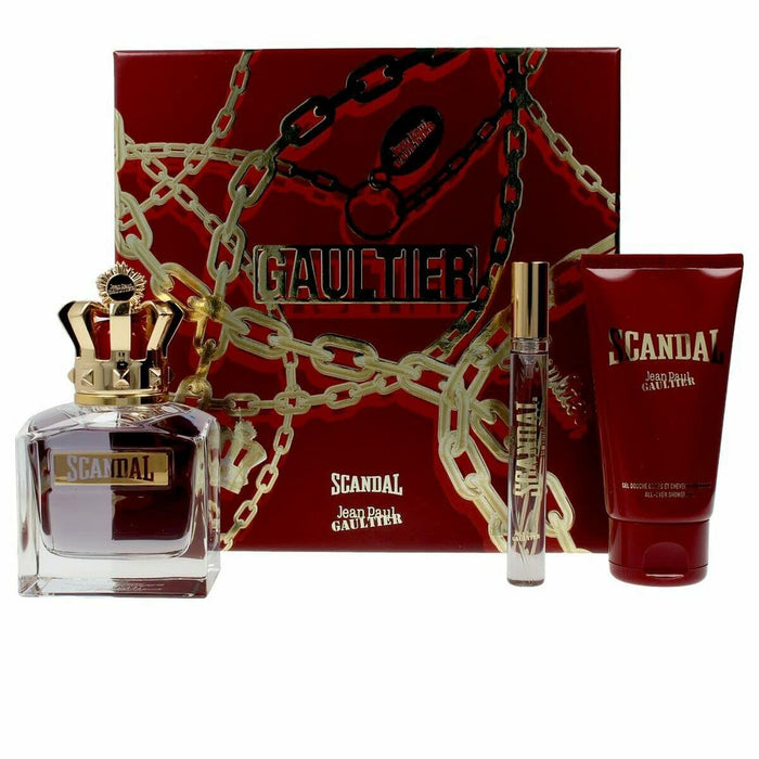 Set de Parfum Bărbați Jean Paul Gaultier Scandal 3 Piese