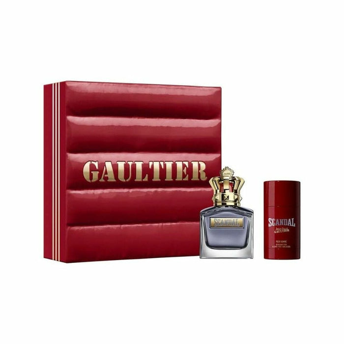 Set de Parfum Bărbați Jean Paul Gaultier Scandal 3 Piese