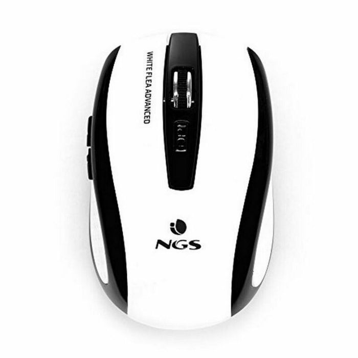 Mouse Fără Fir Optic NGS NGS-MOUSE-0898 800/1600 dpi Alb/Negru