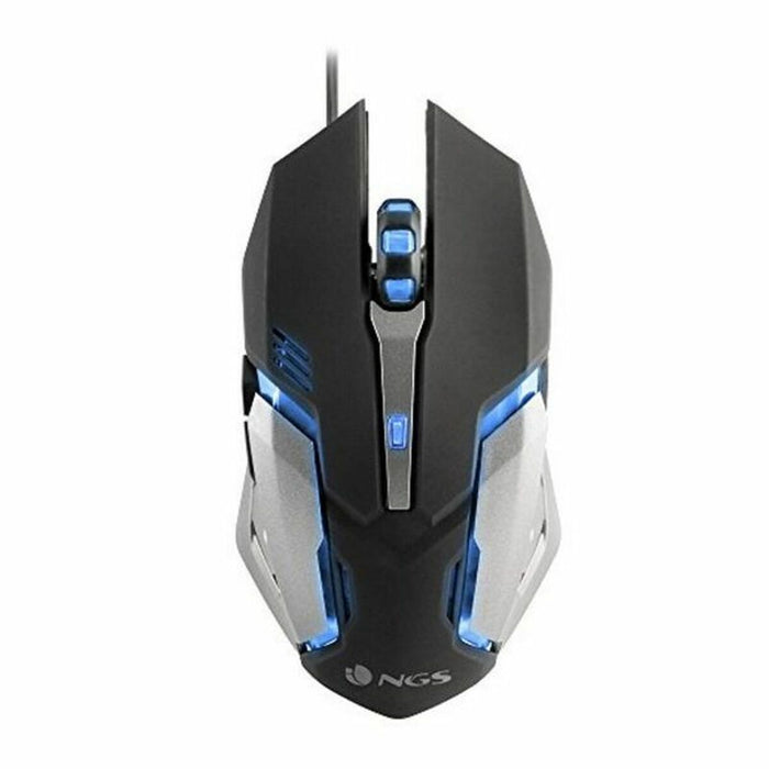 Mouse Gaming cu LED NGS GMX-100 USB 2400 Negru/Gri
