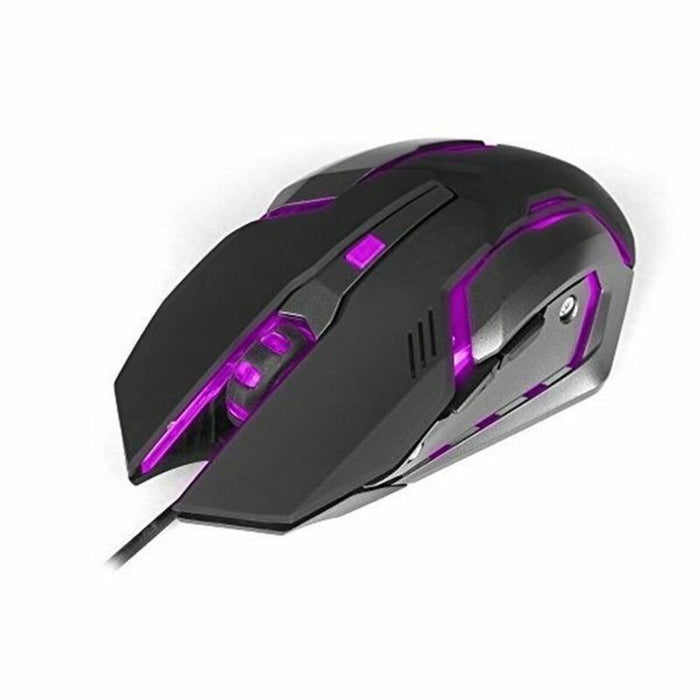 Mouse Gaming cu LED NGS GMX-100 USB 2400 Negru/Gri