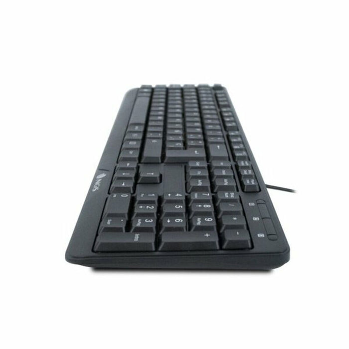 Tastatură NGS NGS-KEYBOARD-0344 Negru Qwerty Spaniolă QWERTY