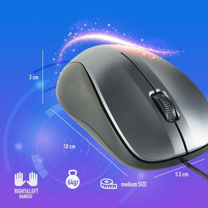 Mouse Optic NGS NGS-MOUSE-1091 1200 DPI Gri