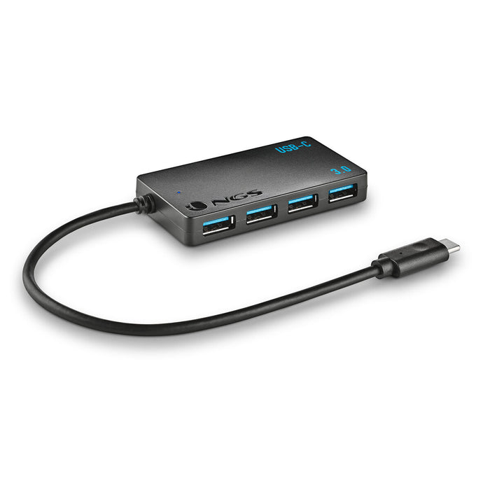 Hub USB NGS WONDERIHUB4 Negru (1 Unități)