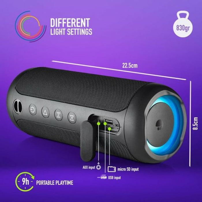 Difuzor Bluetooth Portabil NGS Negru 60 W