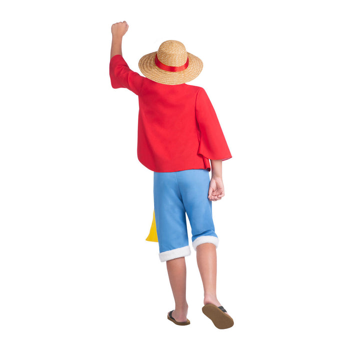 Costum Deghizare pentru Copii One Piece Luffy (5 Piese)
