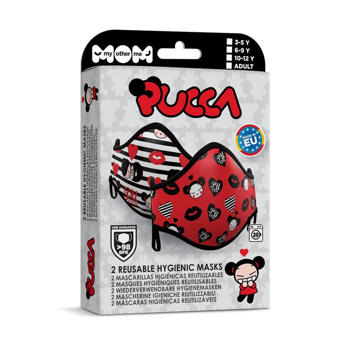Mască facială igienică My Other Me Pucca 2 Unități