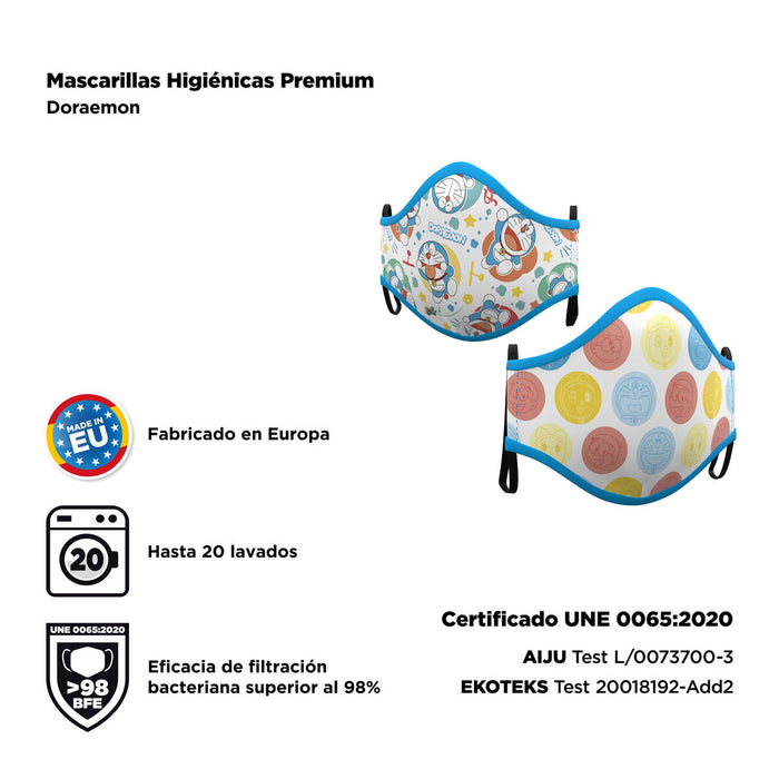 Mască facială igienică My Other Me 2 Unități Doraemon