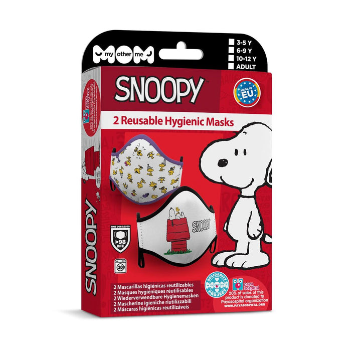 Mască facială igienică My Other Me 2 Unități Snoopy