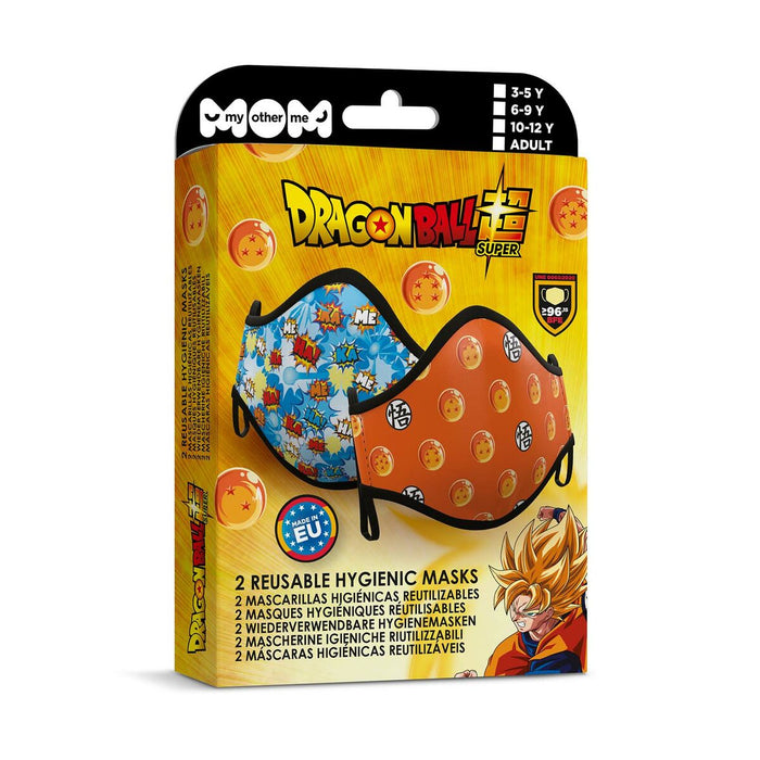 Mască facială igienică My Other Me 2 Unități Dragon Ball