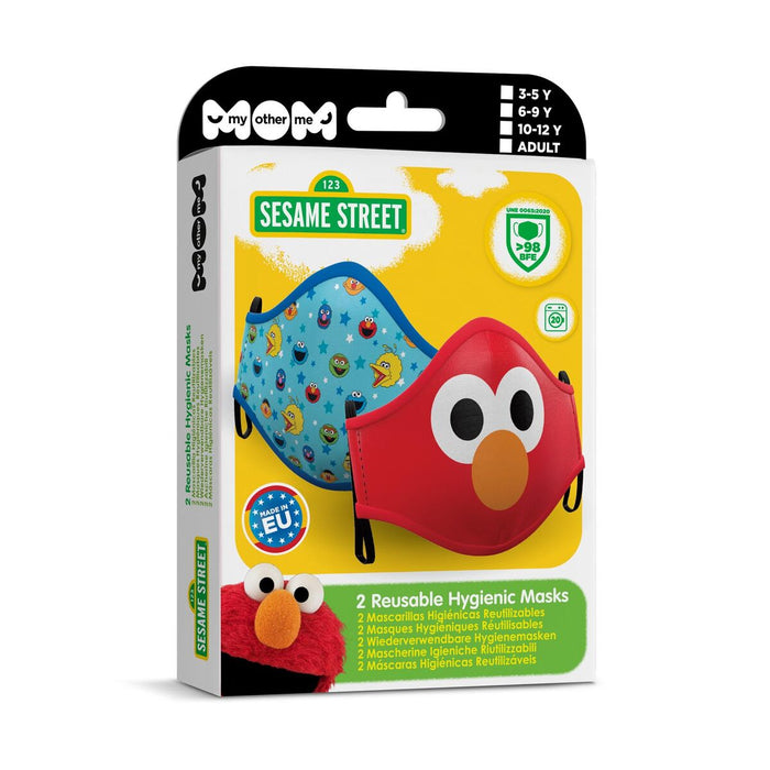 Mască facială igienică My Other Me 2 Unități Sesame Street