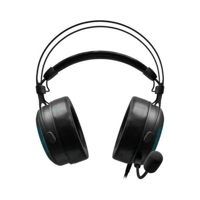 Căști cu Microfon Gaming Newskill Newskill kimera v2 LED RGB 15 mW Negru