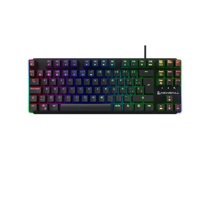 Tastatură Gaming Newskill Gungnyr TKL Pro Negru LED RGB Qwerty Spaniolă