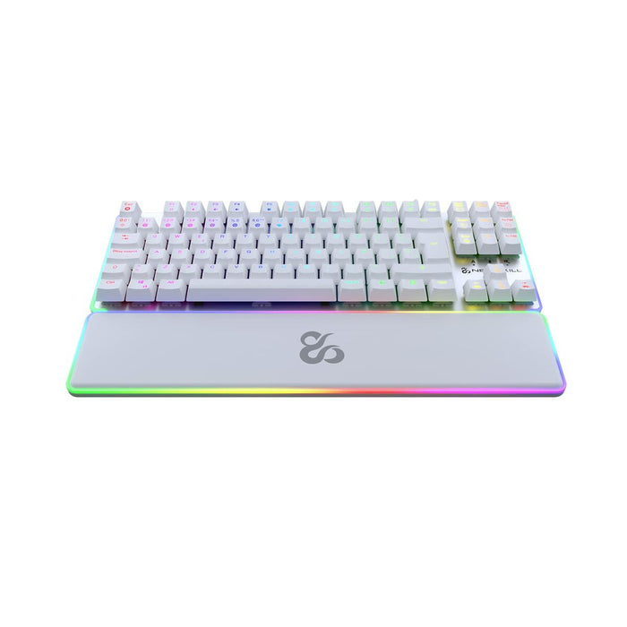 Tastatură Gaming Newskill Gungnyr TKL Pro Ivory LED RGB Qwerty Spaniolă