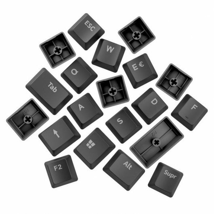 Tastatură Newskill Serike V2 Keycap Set Pack Qwerty Spaniolă Negru