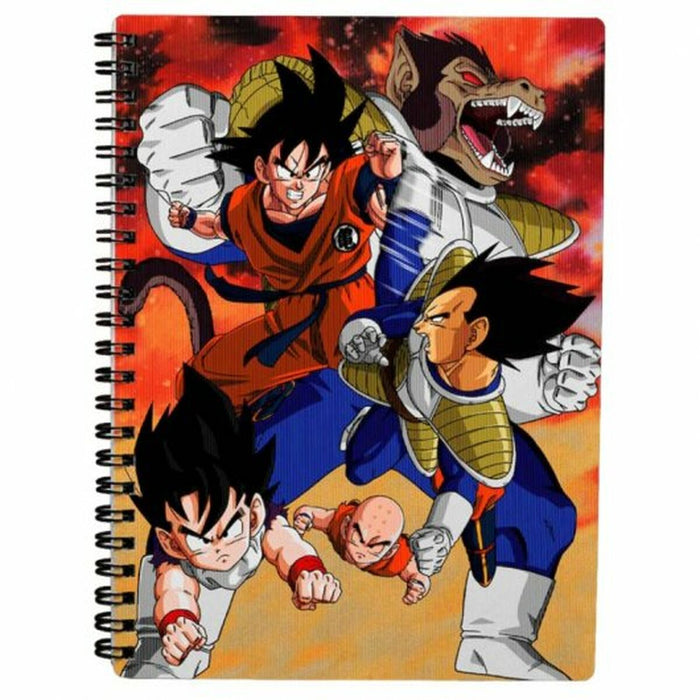 Notebook SD Toys Dragon Ball Z Multicolor Retro