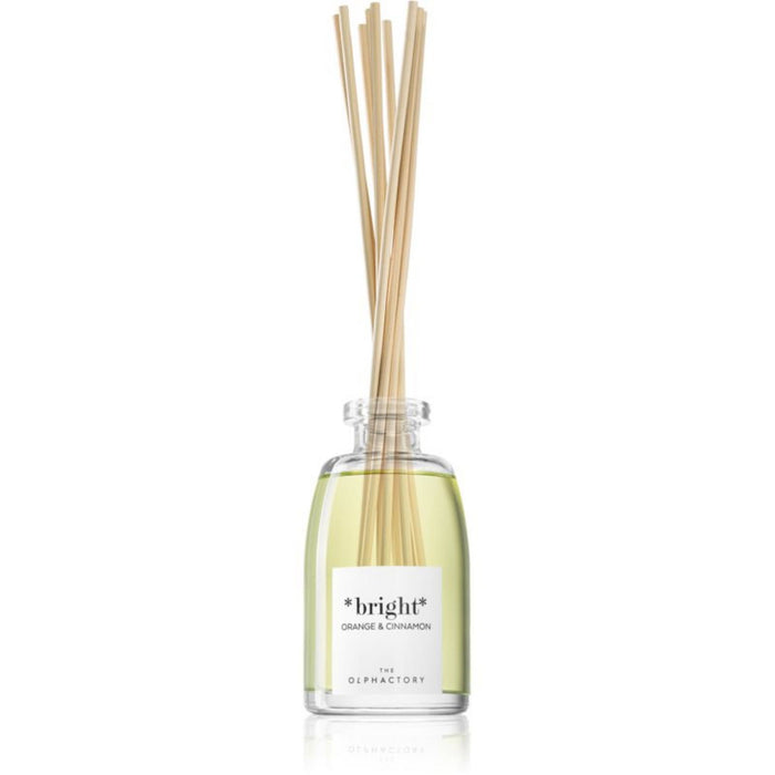 Difuzor de aromă cu bețișoare The Olphactory Bright Orange & Cinnamon, 250 ml