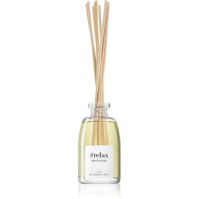 Difuzor de aromă cu bețișoare The Olphactory Relax White Musk, mosc alb, 250 ml