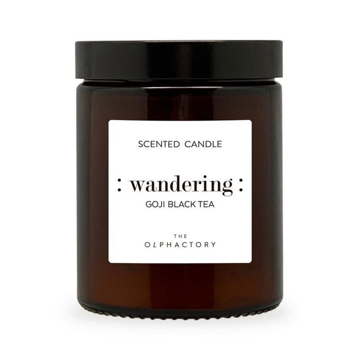 Lumânare parfumată The Olphactory Wandering Goji Black Tea, 135 g