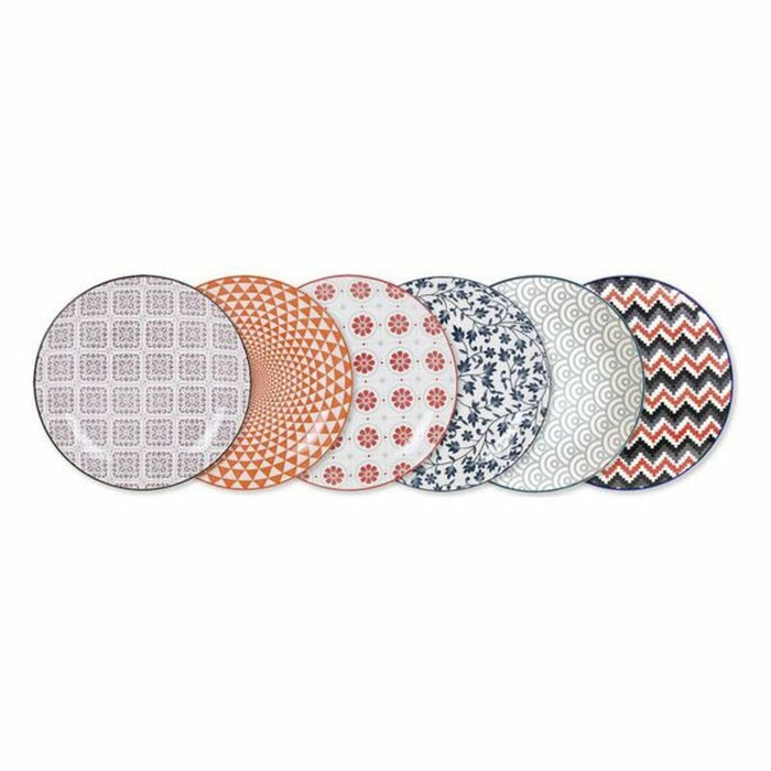 Platou pentru Servire La Mediterránea Hiromi Porțelan Rotundă (ø 20,3 x 2,5 cm)