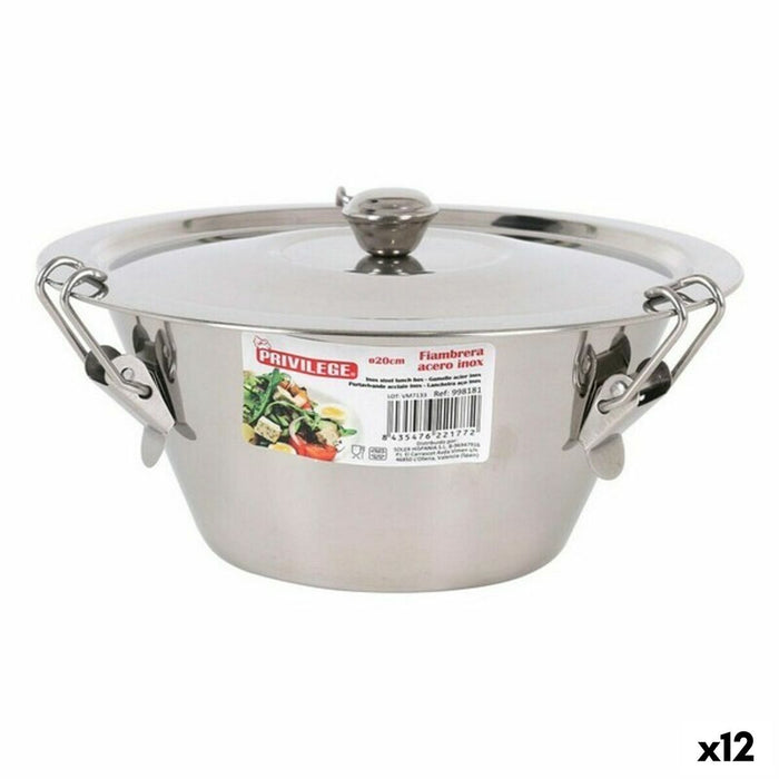 Cutie pentru Prânz Privilege Quttin Oțel inoxidabil (12 Unități)