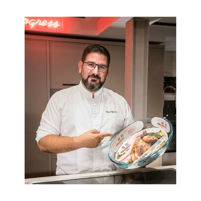 Platou pentru Servire Quttin Quttin 30,1 x 20,9 x 6,3 cm Sticlă