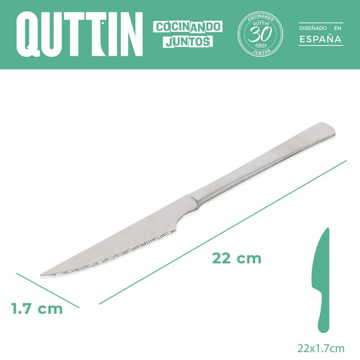 Set de cuțite pentru carne Madrid Quttin Madrid (21 cm) 2 Piese (12 Unități)